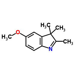 5-Methoxy-2,3,3-trimethyl-3H-indole Structure