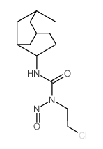 Urea, N-(2-chloroethyl)-N-nitroso-N-tricyclo(3.3.1(3,7))dec-2-yl-结构式