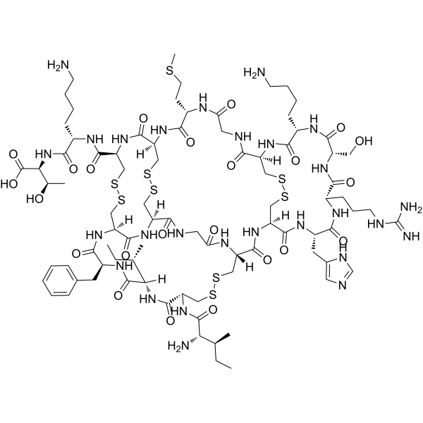 Hepcidin-20 (human) trifluoroacetate salt structure