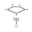 cyclopentadienylmagnesium chloride Structure