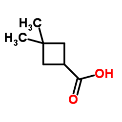3,3-Dimethylcyclobutanecarboxylic acid structure