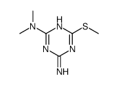 2-AMINO-4-(DIMETHYLAMINO)-6-(METHYLTHIO)-1,3,5-TRIAZINE结构式
