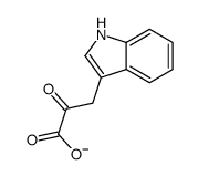 3-(1H-indol-3-yl)-2-oxopropanoate结构式