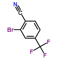 2-溴-4-三氟甲基苯腈结构式