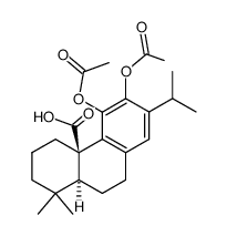 11,12-O-diacetylcarnosic acid结构式