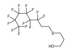3-(3,3,4,4,5,5,6,6,7,7,8,8,8-tridecafluorooctylsulfanyl)propan-1-ol structure