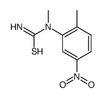 n-甲基-n-(2-甲基-5-硝基苯基)-硫脲结构式