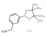 3-(氨甲基)苯硼酸频哪醇酯盐酸盐结构式