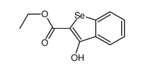 3-Hydroxybenzo[b]selenophene-2-carboxylic acid ethyl ester结构式
