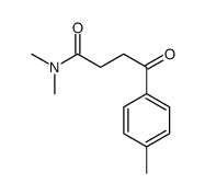 N,N-二甲基-4-氧代-4-(对甲苯)丁酰胺结构式
