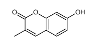 7-羟基-3-甲基-2H-色烯-2-酮结构式