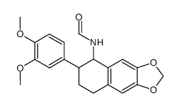N-[6-(3,4-dimethoxy-phenyl)-5,6,7,8-tetrahydro-naphtho[2,3-d][1,3]dioxol-5-yl]-formamide Structure