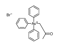 2-oxopropyl(triphenyl)arsanium,bromide Structure