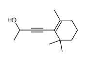 4-(2,6,6-trimethyl-cyclohex-1-enyl)-but-3-yn-2-ol结构式