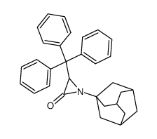 1-(adamantan-1-yl)-3-tritylaziridin-2-one结构式