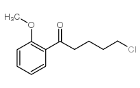 5-chloro-1-(2-methoxyphenyl)pentan-1-one结构式