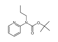 tert-butyl propyl(pyridin-2-yl)carbamate结构式