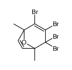 2,3,4,4-tetrabromo-1,5-dimethyl-8-oxabicyclo[3.2.1]octa-2,6-diene Structure