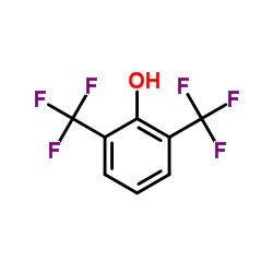 2,6-Bis(trifluoroMethyl)phenol结构式