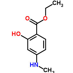 Ethyl 2-hydroxy-4-(methylamino)benzoate Structure
