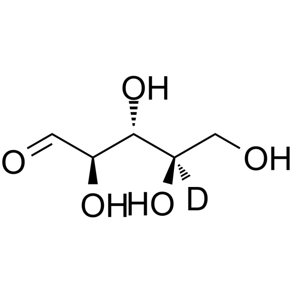 D-(-)-核糖 d-3结构式