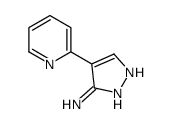 5-Amino-4-(2-pyridyl)pyrazole Structure