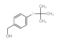 [4-(tert-Butylsulfanyl)phenyl]methanol Structure