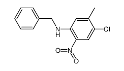 N-Benzyl-4-chloro-5-Methyl-2-nitroaniline Structure