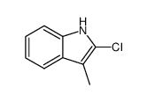 2-chloro-3-methyl-1H-indole Structure