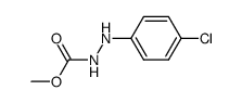 3-(4-chloro-phenyl)-carbazic acid methyl ester结构式