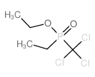 1-(ethyl-(trichloromethyl)phosphoryl)oxyethane Structure