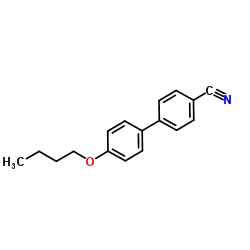 4-丁氧基-4'-氰基联苯结构式