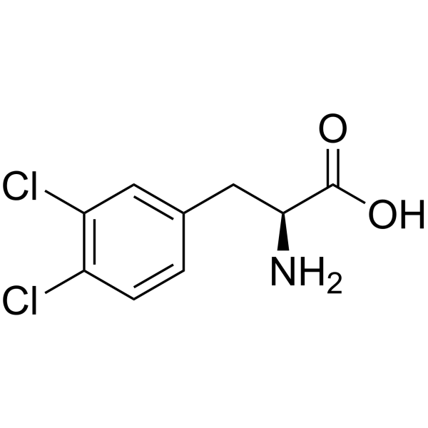 3,4-二氯苯丙氨酸结构式