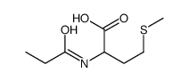 4-(甲基硫烷基)-2-丙酰胺基丁酸结构式
