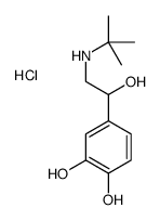 dl-N-tert-Butylnorepinephrine Hydrochloride Structure