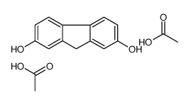 acetic acid,9H-fluorene-2,7-diol Structure