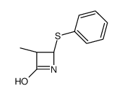 (3R,4S)-3-methyl-4-phenylsulfanylazetidin-2-one结构式