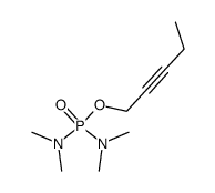 tetra-N-methyl-phosphorodiamidic acid pent-2-ynyl ester结构式
