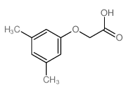 3,5-二甲基苯氧乙酸结构式