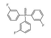 tris(3-fluorophenyl)-sulfanylidene-λ5-phosphane Structure
