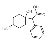 Benzeneacetic acid, a-(1-hydroxy-4-methylcyclohexyl)-结构式