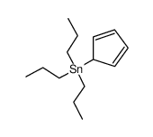 cyclopenta-2,4-dien-1-yltripropylstannane Structure