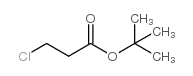 3-氯丙酸叔丁酯结构式