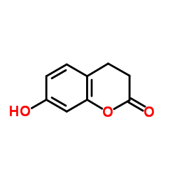 7-羟基苯并二氢吡喃-2-酮结构式