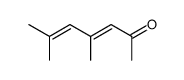 4,6-Dimethyl-3,5-heptadien-2-one structure
