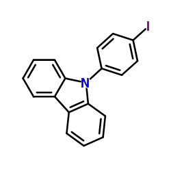 9-(4-Iodophenyl)-9H-carbazole structure
