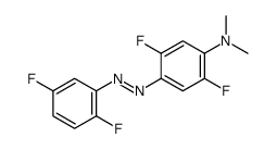 2,2',5,5'-Tetrafluoro-4-dimethylaminoazobenzene Structure