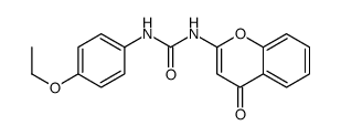 1-(4-ethoxyphenyl)-3-(4-oxochromen-2-yl)urea结构式