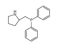 (S)-(-)-2-(二苯基膦基甲基)吡咯烷结构式