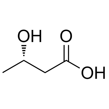 (S)-3-Hydroxybutanoic acid structure